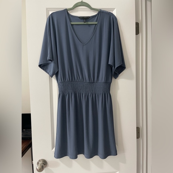 WHBM NWOT Kimono Sleeve Smocked Waist Dress - Picture 3 of 4